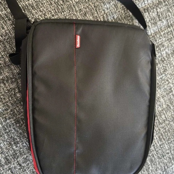 Red Camera Backpack with Dividers - Picture 2 of 2